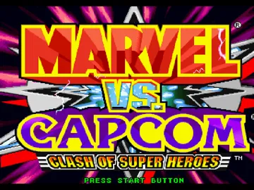 Marvel vs Capcom - Clash of Super Heroes (US) screen shot title